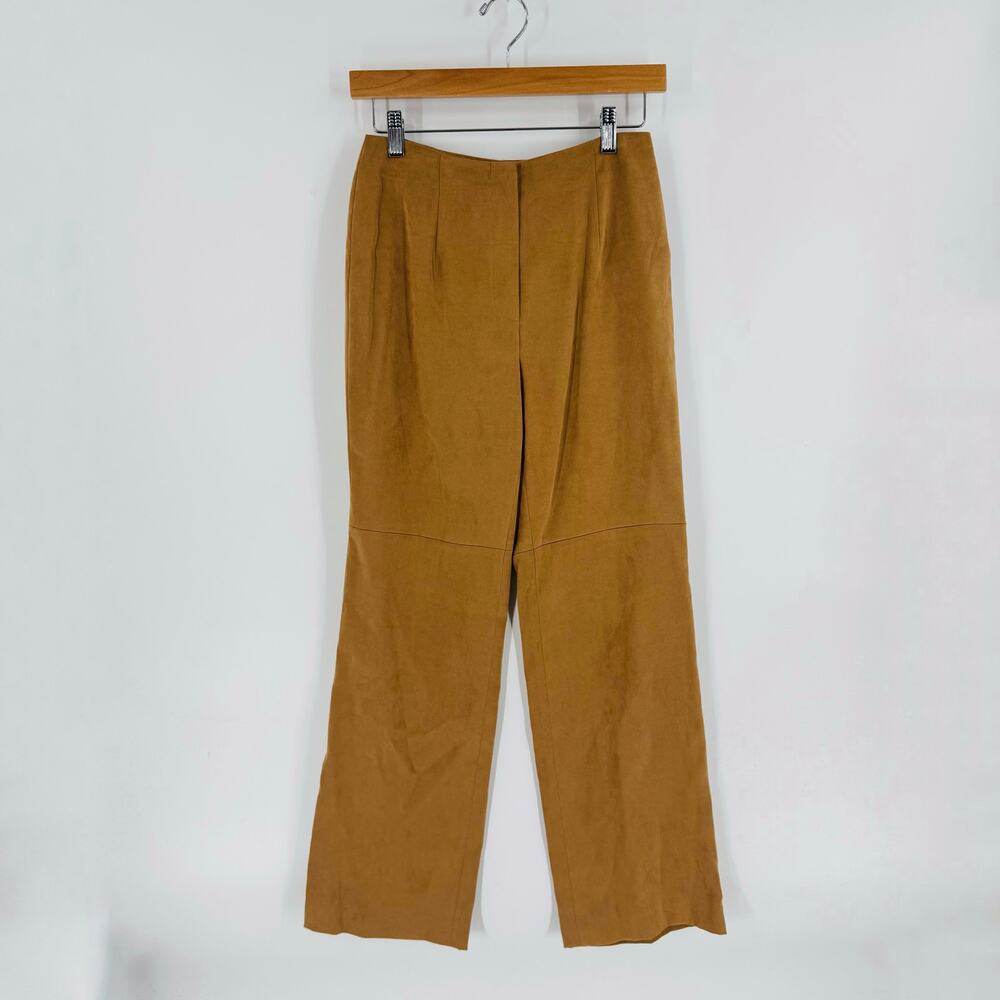 Talbots Straight-Leg Pants in Camel Brown